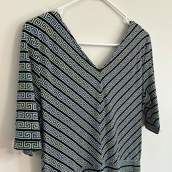 J. McLaughlin Wmns L Grecian Link Sheath Dress Signature Catalina Cloth Stretch - Picture 9 of 13